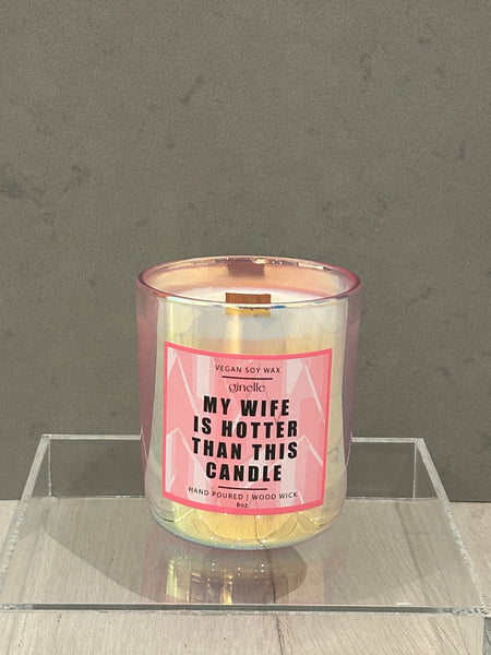 Iridescent Valentines Candles