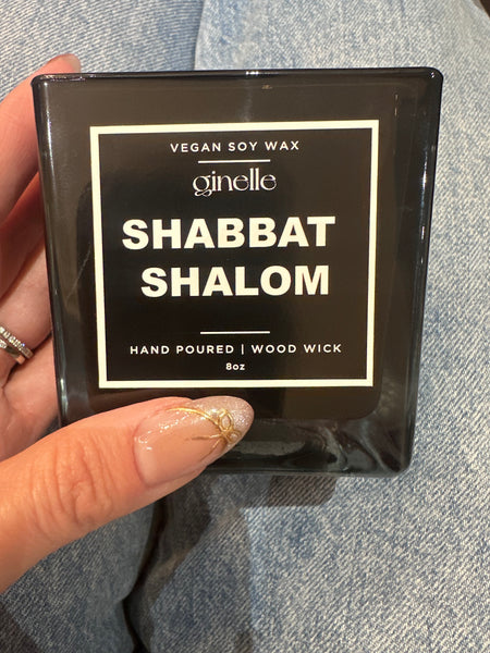 "Shabbat Shalom" Candles